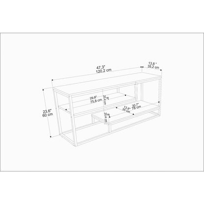 Lorin Tv Stand - Ephesus White