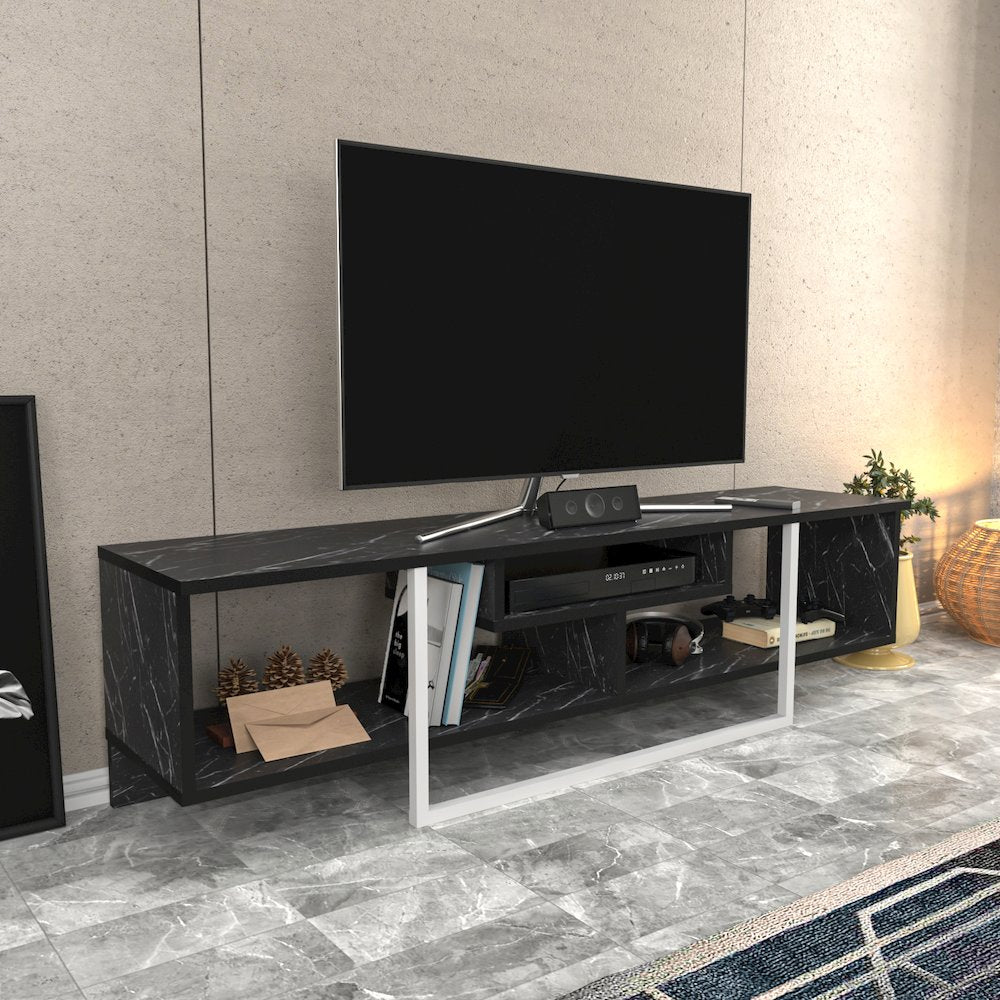 Asal 59" Tv Stand - Bendire White