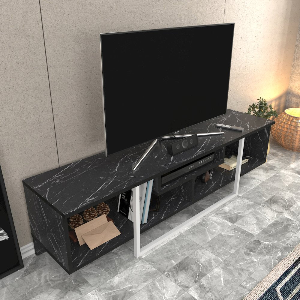 Asal 59" Tv Stand - Bendire White