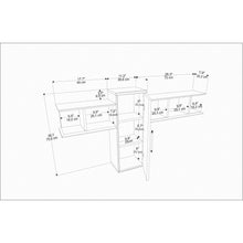 Olida Wall Shelf Walnut