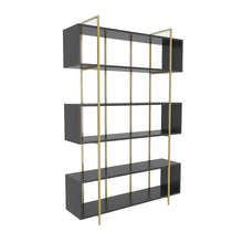 Bruti Bookcase Anthracite Gold