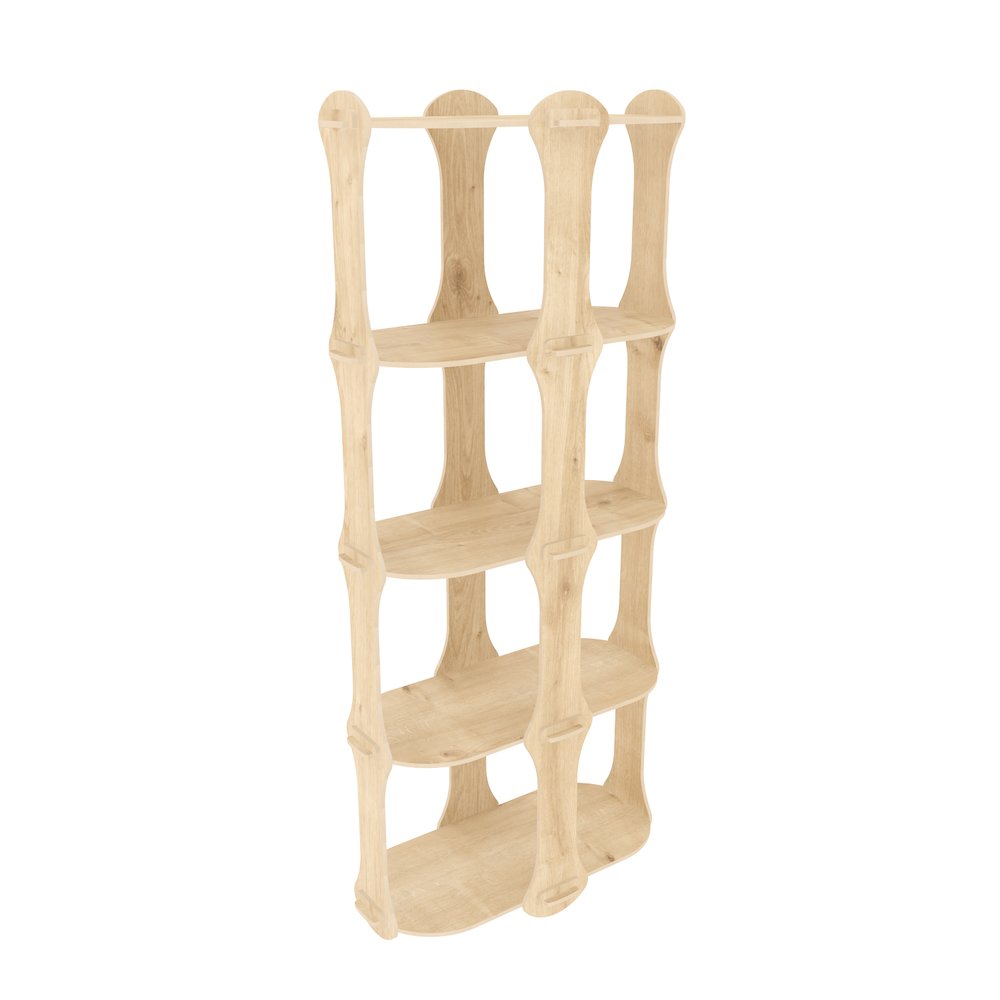 Ayzi Bookshelf Sapphire Oak