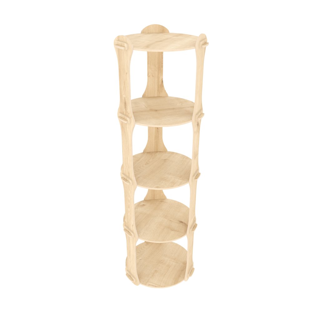 Yuvar Bookshelf Sapphire Oak