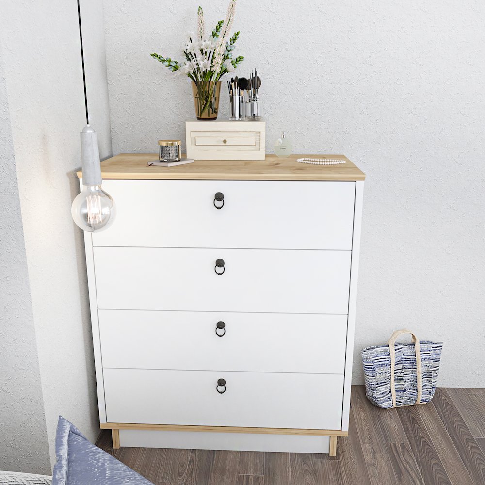Sahra Dresser White Sapphire Oak