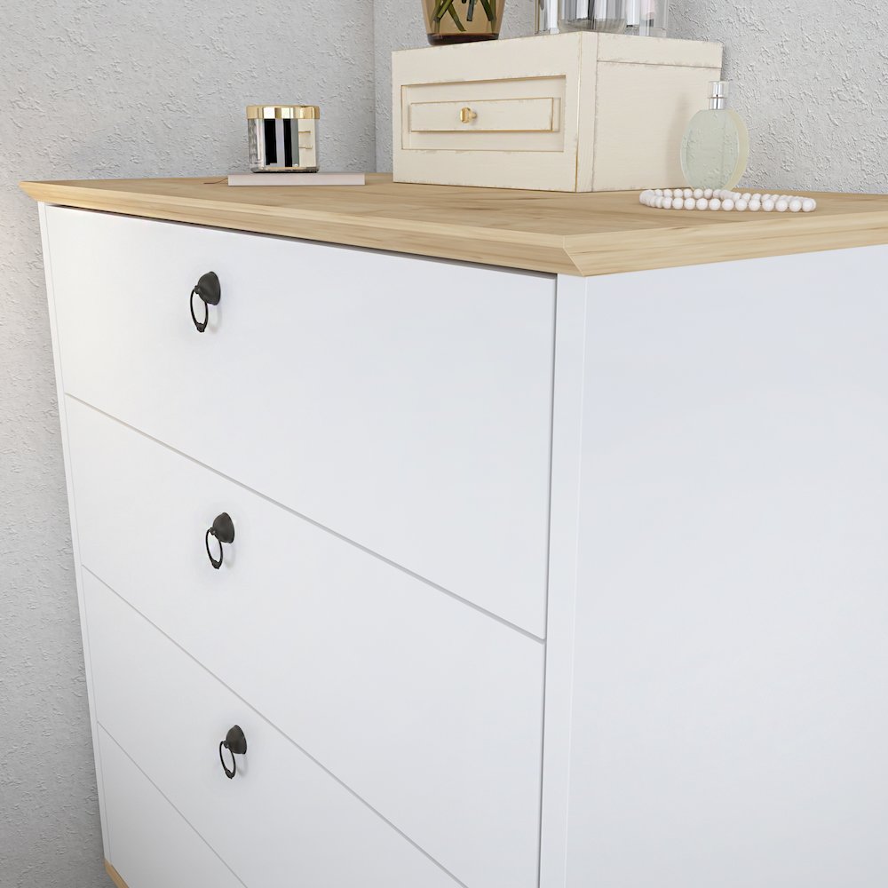 Sahra Dresser White Sapphire Oak