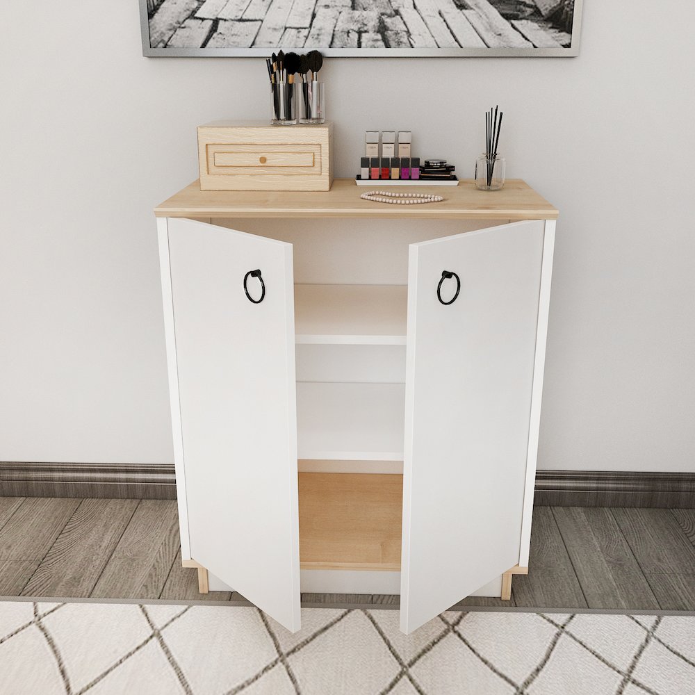 Nuanse Cabinet White Sapphire Oak