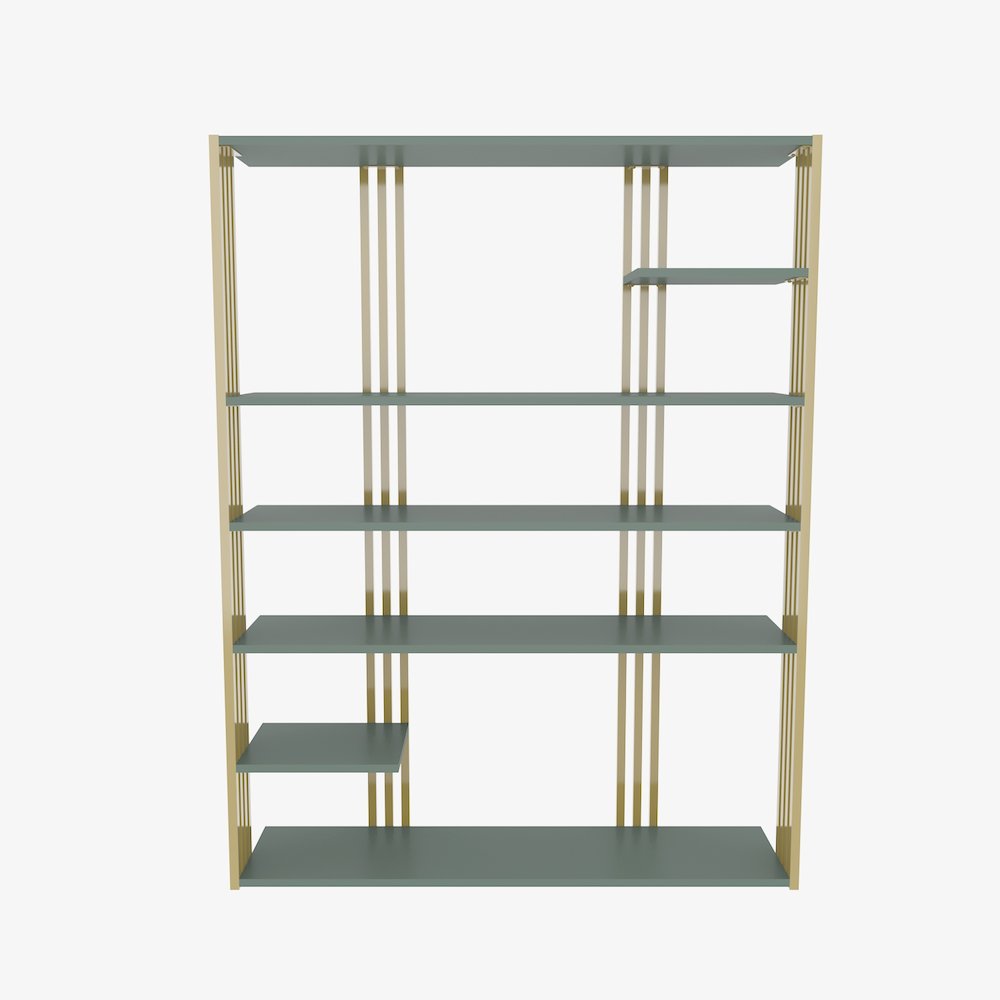 Jeni Bookcase Silva Gold