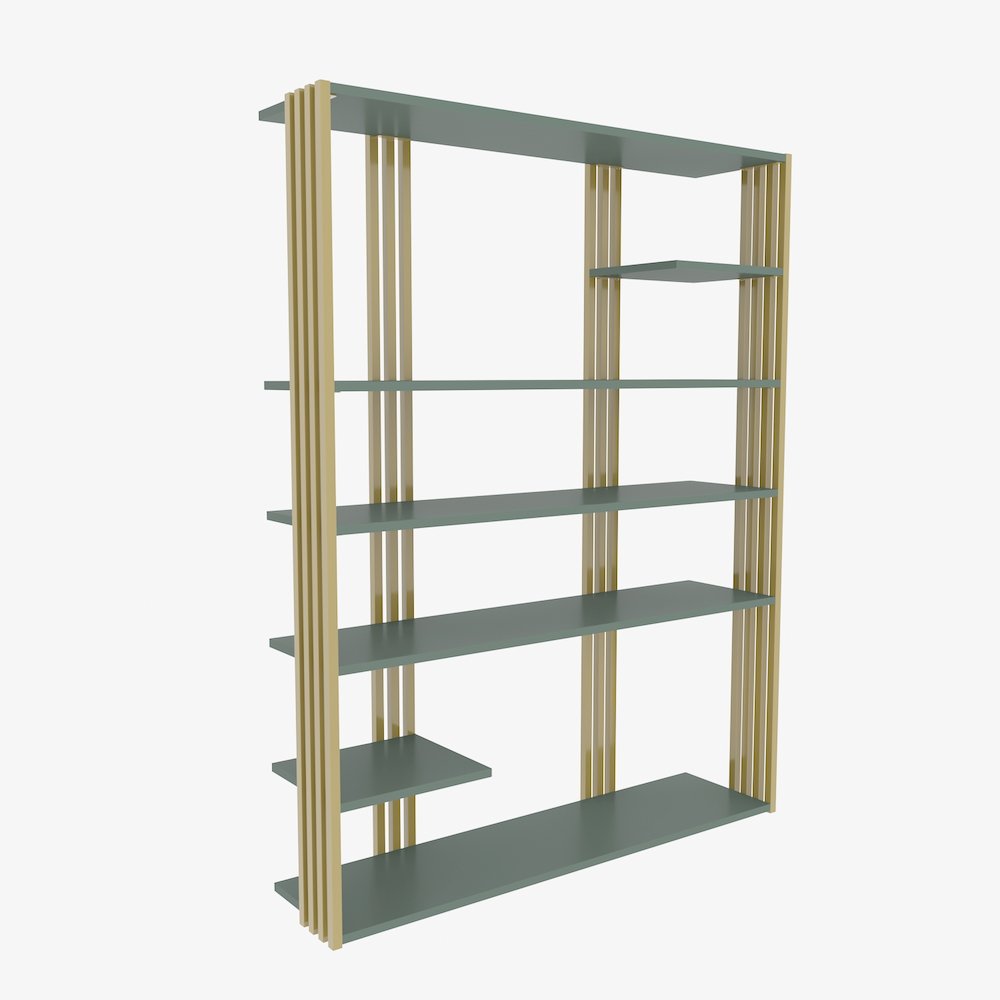 Jeni Bookcase Silva Gold