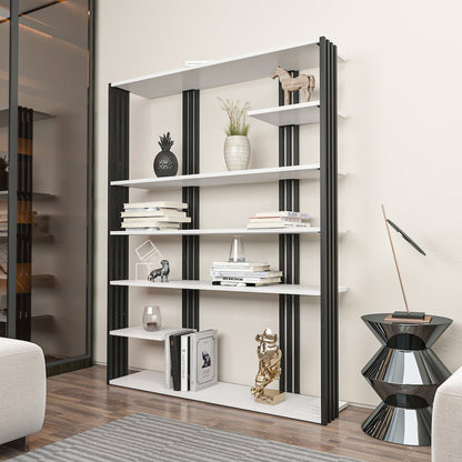 Jeni Bookcase White Black