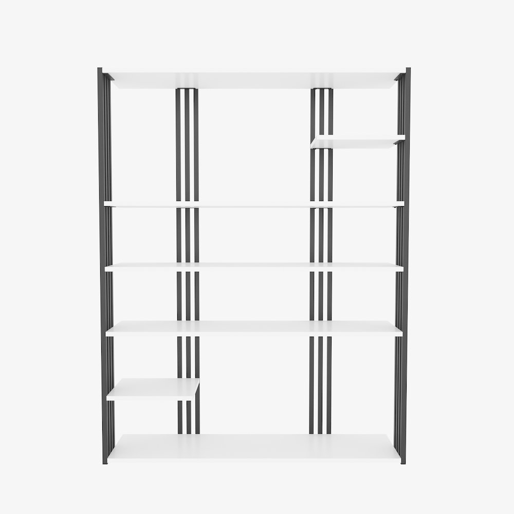 Jeni Bookcase White Black