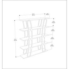 Adar Bookcase Black And Gold