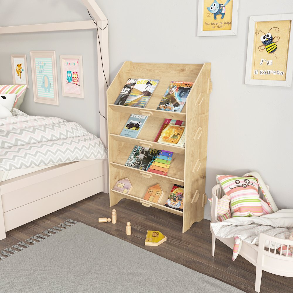 Aros Bookcase Sapphire Oak