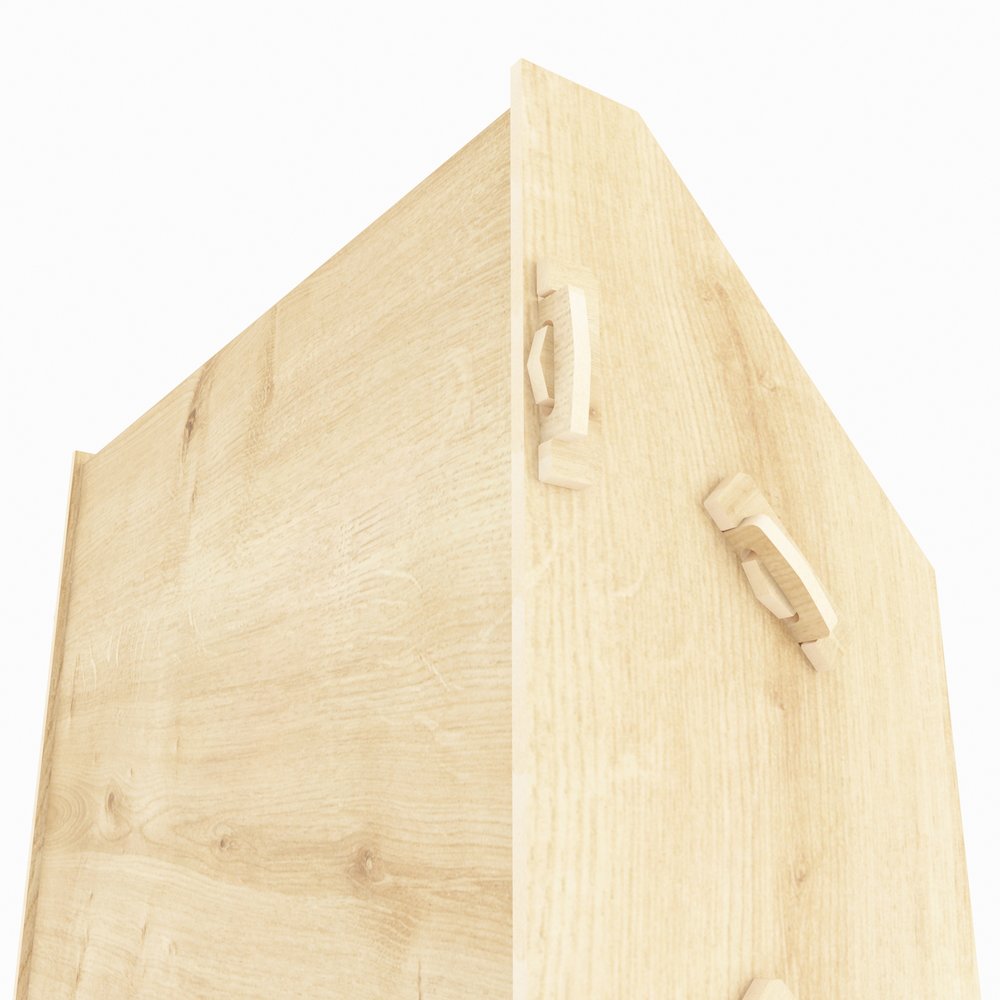 Aros Bookcase Sapphire Oak
