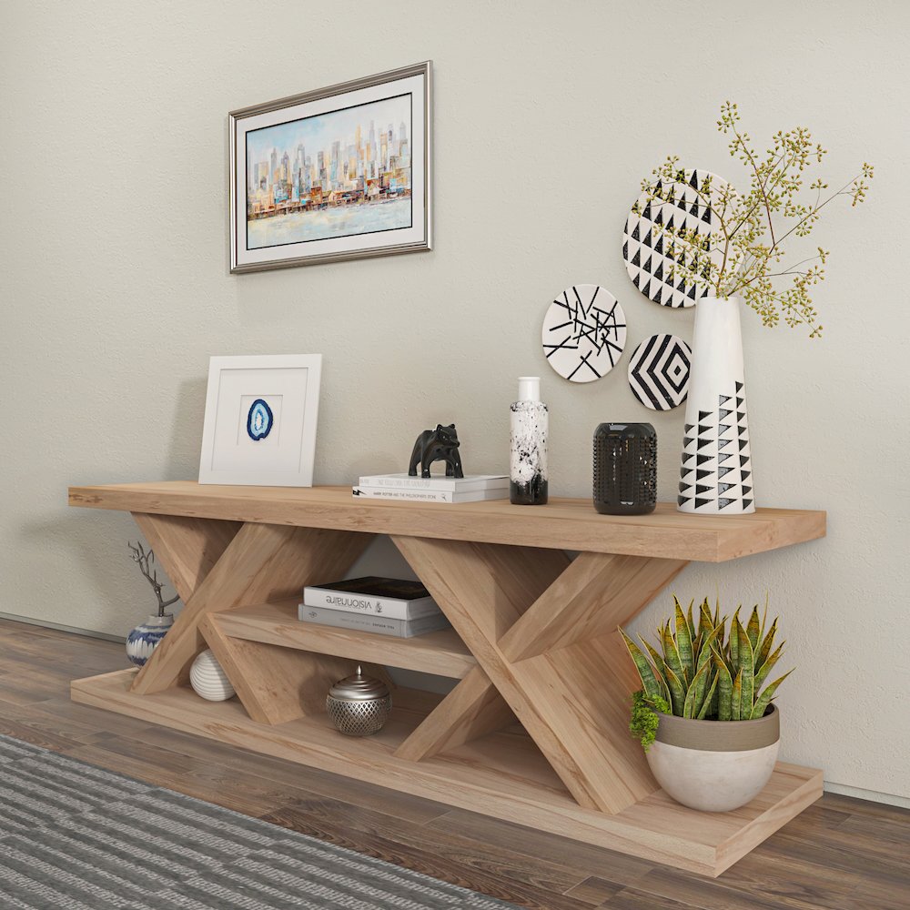 Massi Tv Stand Sapphire Oak