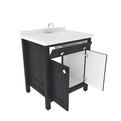 Kardelen 31 In Bathroom Vanity Dark Blue