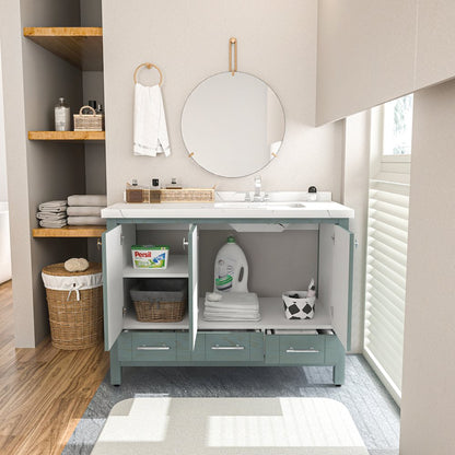 Kardelen 47 In Bathroom Vanity Sea Green