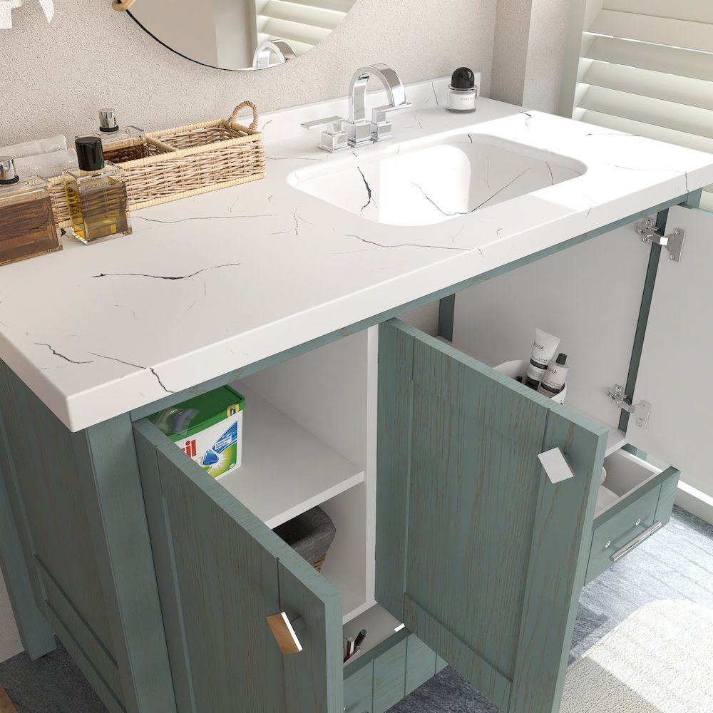 Kardelen 47 In Bathroom Vanity Sea Green