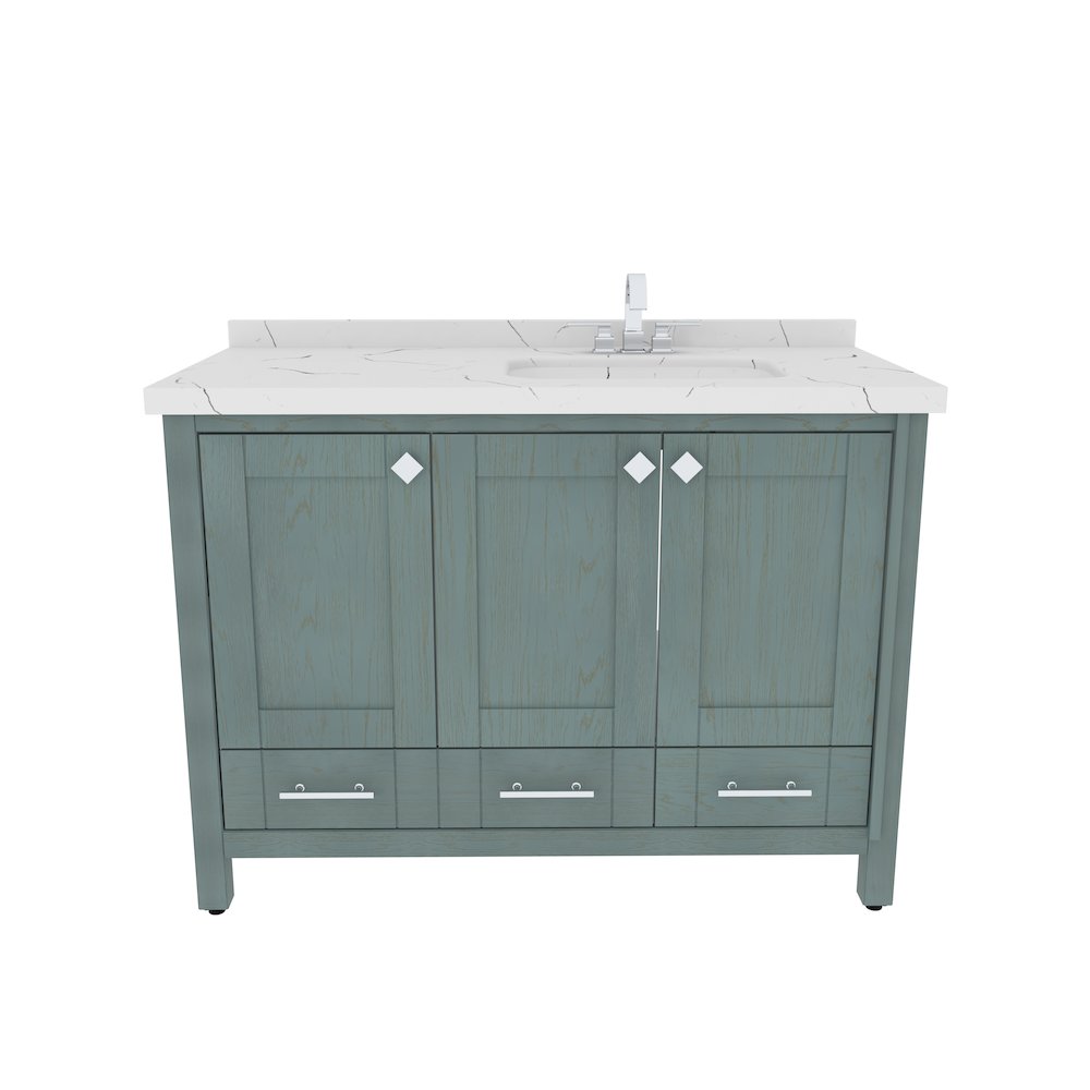 Kardelen 47 In Bathroom Vanity Sea Green