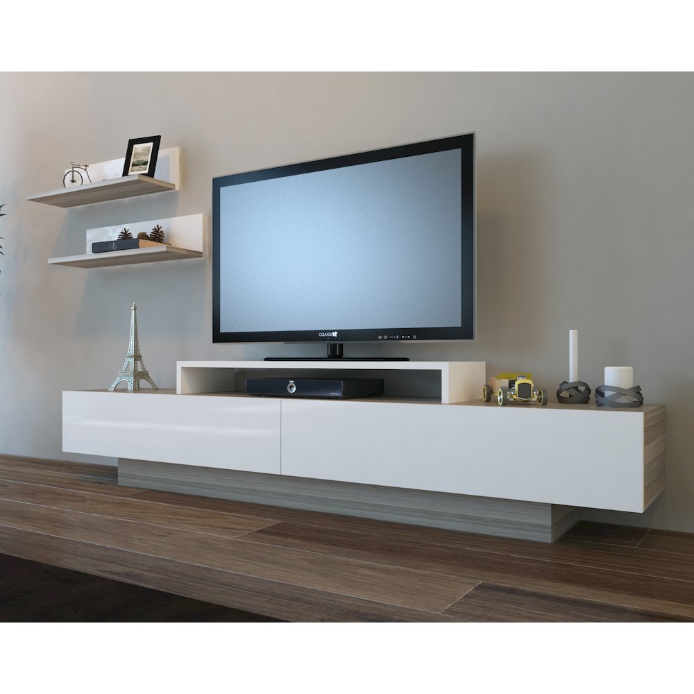 Lusi Tv Stand White&Cordoba