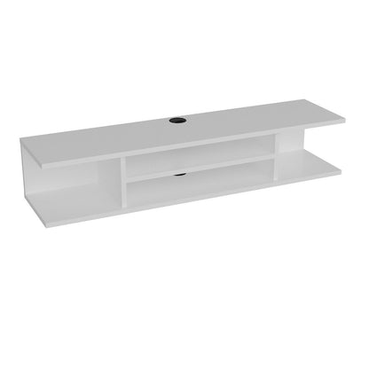 Pivot Floating Tv Stand - White