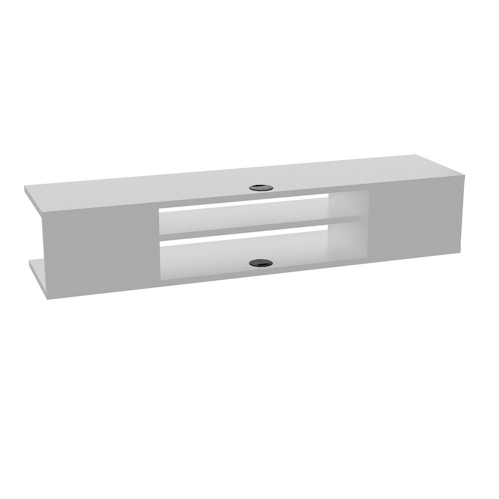Pivot Floating Tv Stand - White