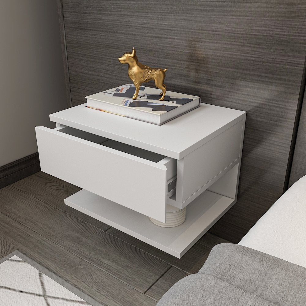Vivid Nightstand White