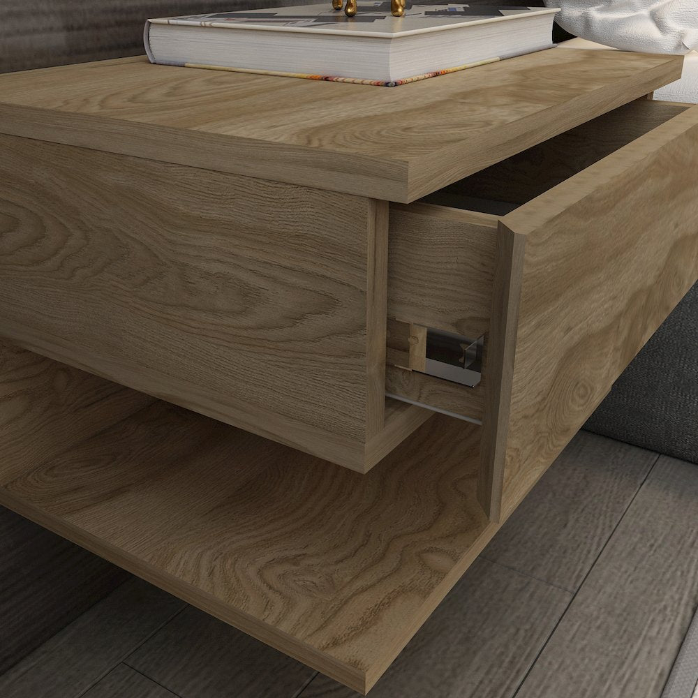 Vivid Nightstand Oud Oak
