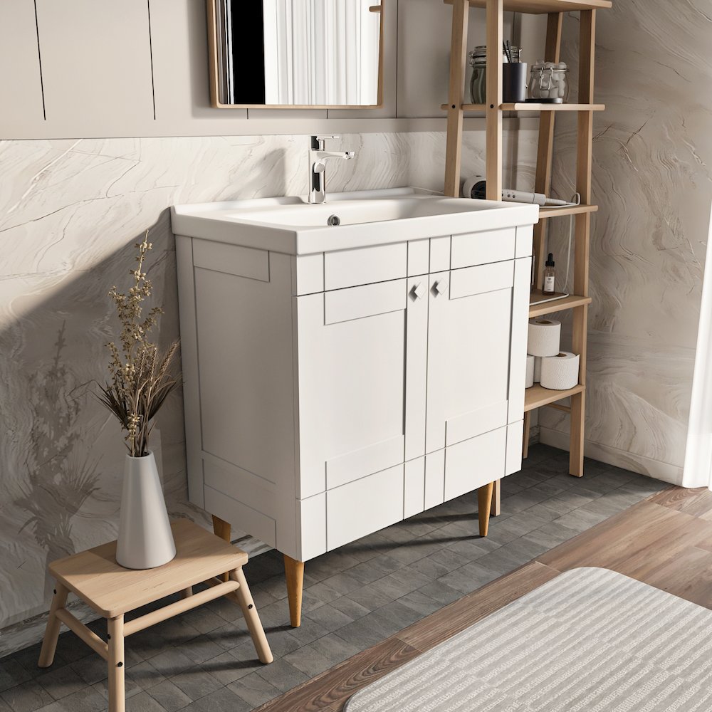Sara 31" Bathroom Vanity White