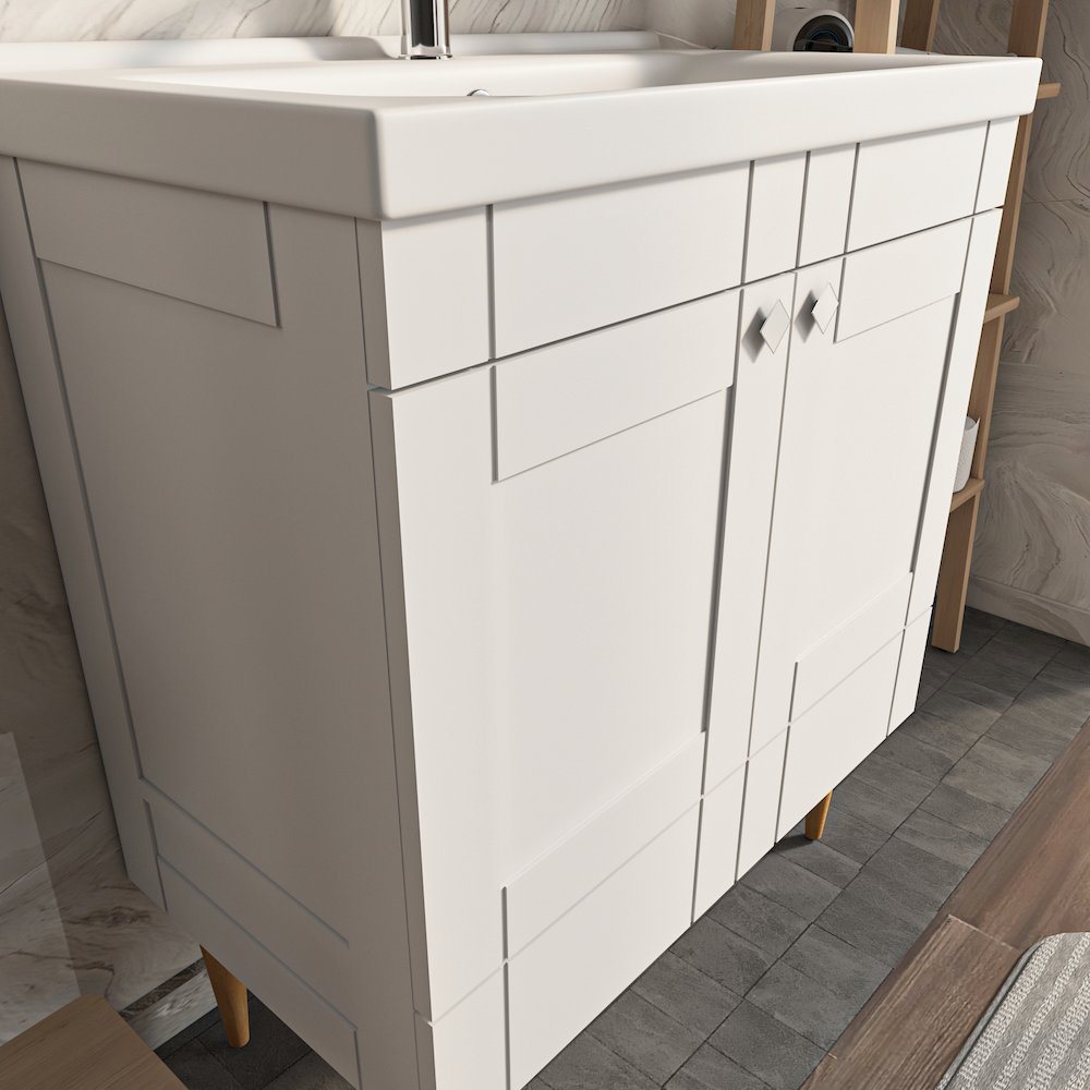 Sara 31" Bathroom Vanity White
