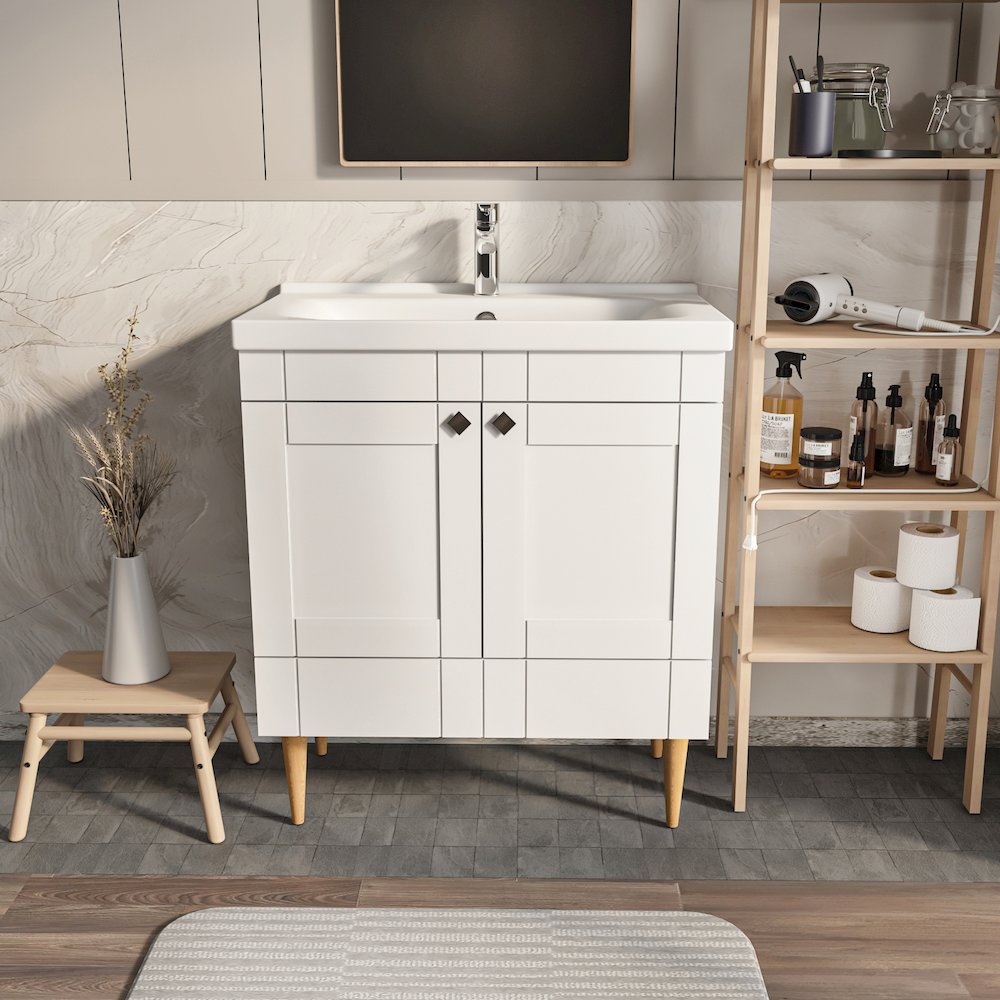 Sara 31" Bathroom Vanity White