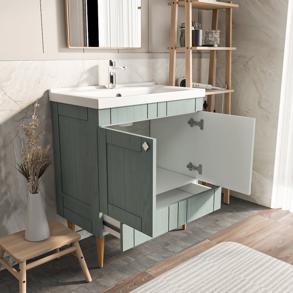 Sara 31" Bathroom Vanity Sea Green