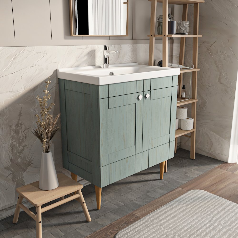 Sara 31" Bathroom Vanity Sea Green