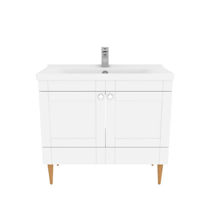 Sara 39" Bathroom Vanity White