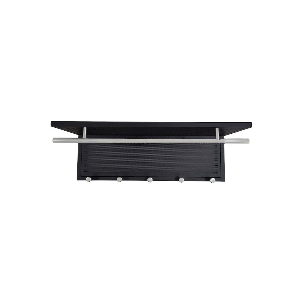 Esyspot Metal Powder Coating Hook Wall Mounted With Shelf
