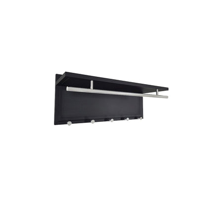 Esyspot Metal Powder Coating Hook Wall Mounted With Shelf