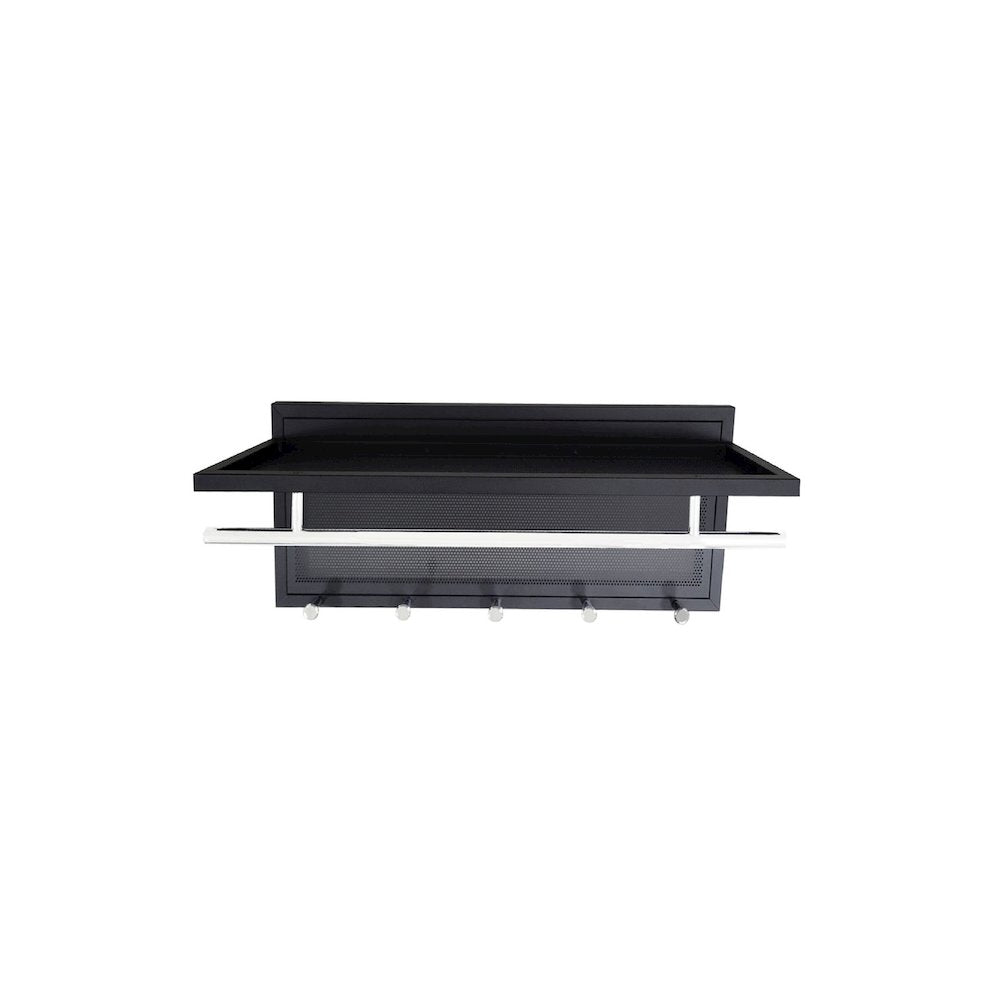 Esyspot Metal Powder Coating Hook Wall Mounted With Shelf