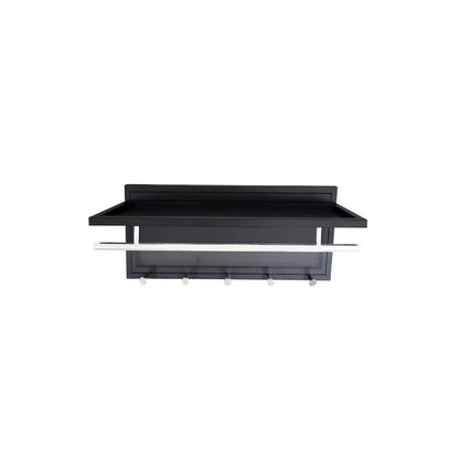 Esyspot Metal Powder Coating Hook Wall Mounted With Shelf