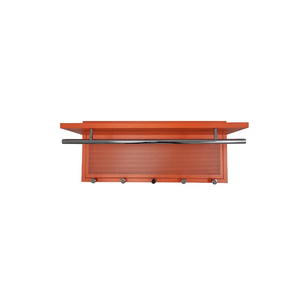 Esyspot Metal Powder Coating Hook Wall Mounted With Shelf