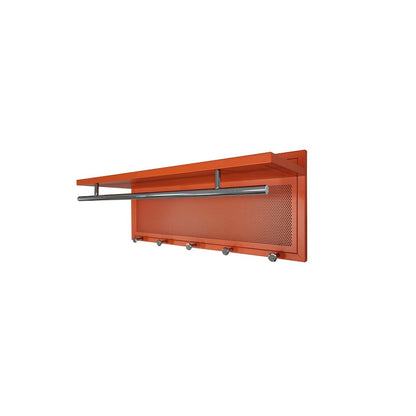 Esyspot Metal Powder Coating Hook Wall Mounted With Shelf