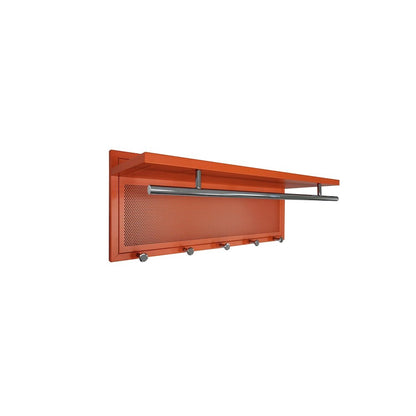 Esyspot Metal Powder Coating Hook Wall Mounted With Shelf