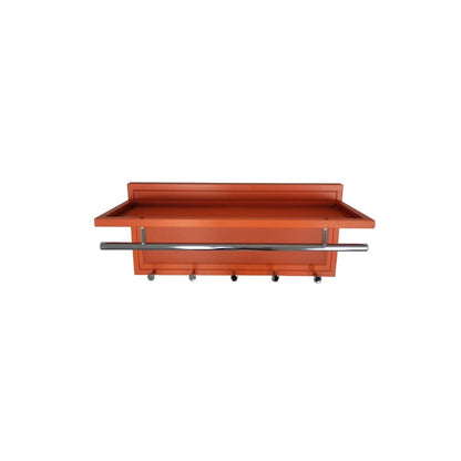 Esyspot Metal Powder Coating Hook Wall Mounted With Shelf