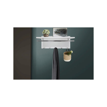 Esyspot Metal Powder Coating Hook Wall Mounted With Shelf