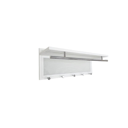 Esyspot Metal Powder Coating Hook Wall Mounted With Shelf