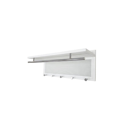Esyspot Metal Powder Coating Hook Wall Mounted With Shelf
