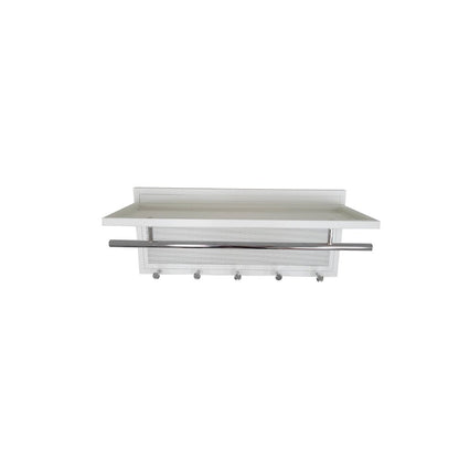 Esyspot Metal Powder Coating Hook Wall Mounted With Shelf