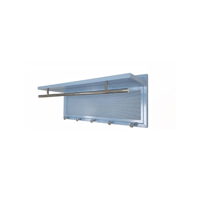 Esyspot Metal Powder Coating Hook Wall Mounted With Shelf
