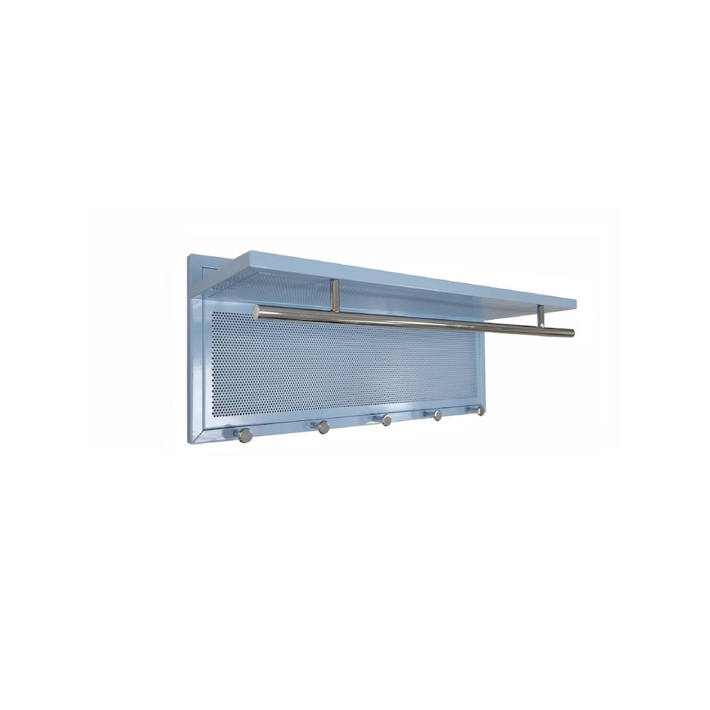 Esyspot Metal Powder Coating Hook Wall Mounted With Shelf