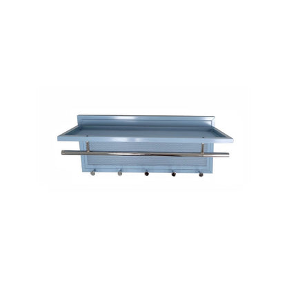 Esyspot Metal Powder Coating Hook Wall Mounted With Shelf