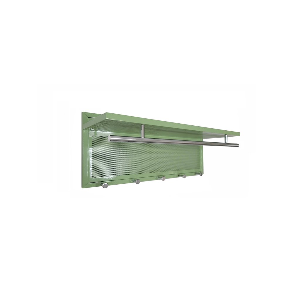 Esyspot Metal Powder Coating Hook Wall Mounted With Shelf