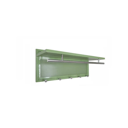 Esyspot Metal Powder Coating Hook Wall Mounted With Shelf